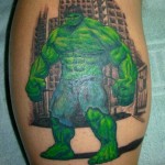 comic book tattoo hulk1
