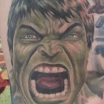 comic book tattoo hulk3