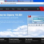 opera welcome page