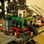 steampunk city made of lego