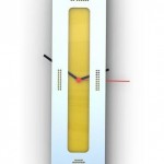 vertical wall clock design3
