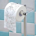 origami toilet paper