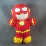 12 The Flash amigurumi doll