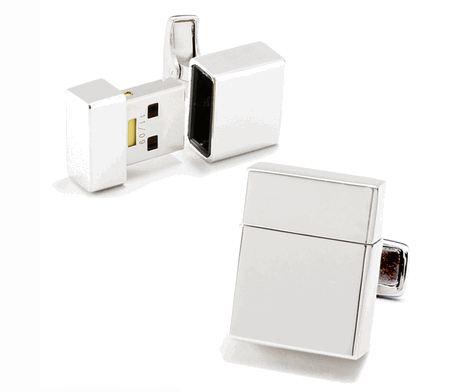 Be Trendy in a Geeky Way with USB Cuff Links