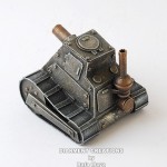 Steampunk miniature tank1