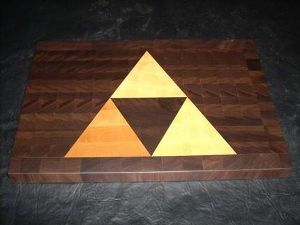 Zelda-Inspired Triforce Cutting Board