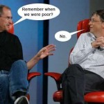 funny steve jobs and bill gates chat image thumb