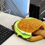 hamburger mouse pad