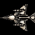 skull art airplane image