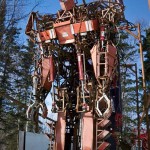 giant mecha robot statue image