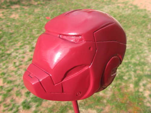 Hand Made Iron Mam Helmet Defines Geeky Art!