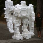 styrofoam robot replica imge