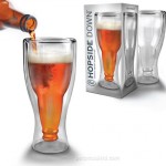upside down beer glass fathers day beer gadgets 2010