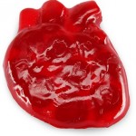 Bleeding heart gummy candy