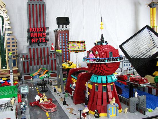 Futurama’s New York Lego City A Lego Masterpiece!