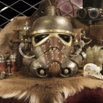 Red Dog Steampunk Helmet