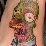 Zombie Homer Simpson Homer’s Finally Been Inked!