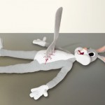 bugs bunny forked to death plush doll image