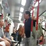 german giant awoken on chinese subway