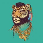 mr t tiger shirt design image