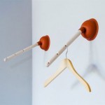 A Toilet Plunger as Your Coats Hanger