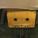 Gold Cassette Belt Buckle