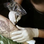 Tattoo nach elektronischer Vorlage