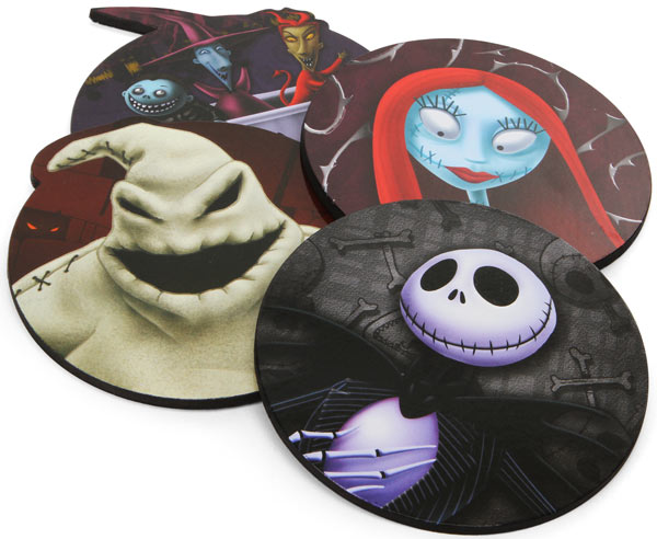 Spooky A Nightmare Before Christmas Themed Coasters Perfect For