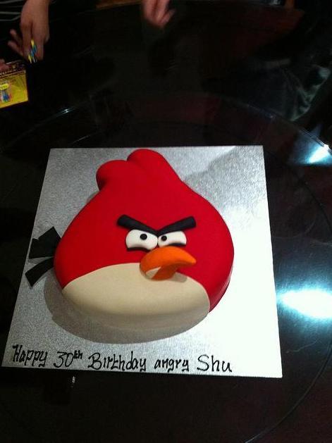 Fly Angry Bird Cake, Fly into my Mouth!