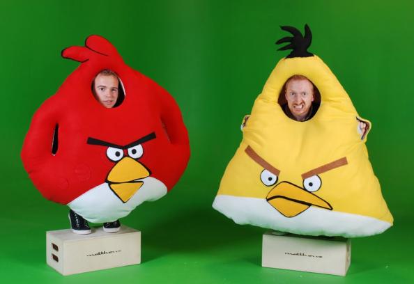 angry birds game collection cake design 1