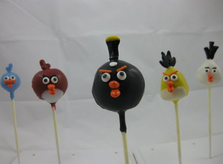 Angry Birds Cake Pops 1