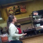 Lady Goes Crazy at Papa John’s