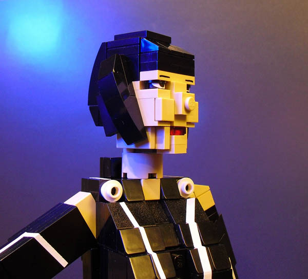 Tron Legacy LEGO Quorra Closeup