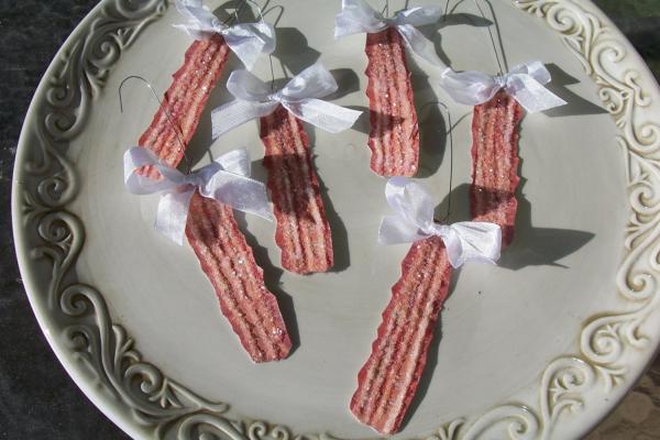 christmas ornaments bacon 1