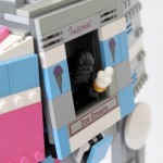 Lego AT-AT Ice Cream Truck closeup