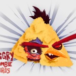 Angry Zombie Yellow Bird