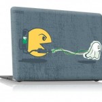 gelaskins pacman ghostbuster design laptop skin