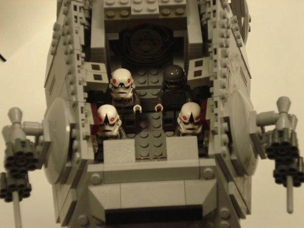 Lego AT-AT and Stormtrooper Minifigs