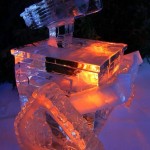wall-e ice sculpture 1
