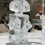 wall-e ice sculpture 2