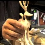 wooden reindeer in 2 mins