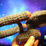 Crocheted Starship Enterprise