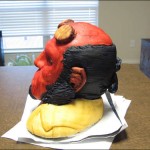 Hellboy Cake Head Side