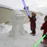 Imperial AT-AT Snow Sculpture 3