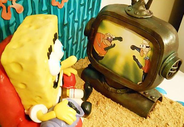 Spongebob Cake TV