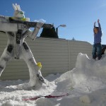 Valkyrie Snow Sculpture 2