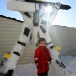 Valkyrie Snow Sculpture 3