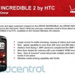 Verizon Droid Incredible 2 specs