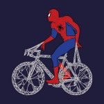 Spiderman on a Bike