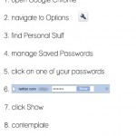 google chrome saved password fail